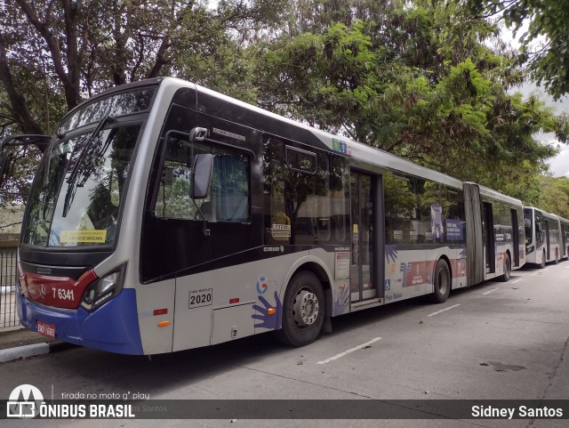 Viação Gatusa Transportes Urbanos 7 6341 na cidade de São Paulo, São Paulo, Brasil, por Sidney Santos. ID da foto: 9491082.