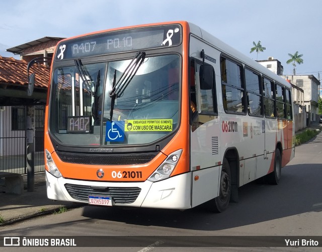 Expresso Coroado 0621011 na cidade de Manaus, Amazonas, Brasil, por Yuri Brito. Número da foto: #9491504.