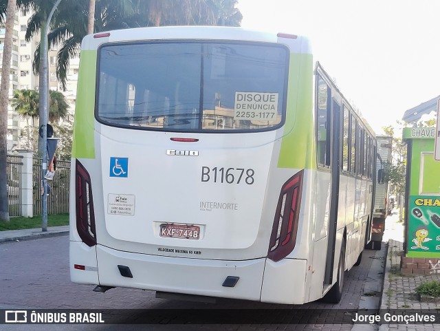 Viação Vila Real B11678 na cidade de Rio de Janeiro, Rio de Janeiro, Brasil, por Jorge Gonçalves. ID da foto: 9492605.