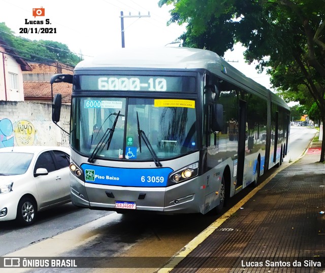 Viação Paratodos > São Jorge > Metropolitana São Paulo > Mobibrasil 6 3059 na cidade de São Paulo, São Paulo, Brasil, por Lucas Santos da Silva. Número da foto: #9492777.