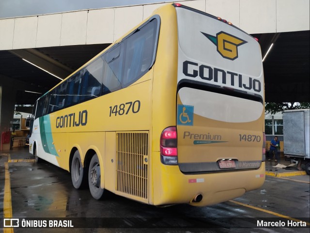 Empresa Gontijo de Transportes 14870 na cidade de Ribeirão Preto, São Paulo, Brasil, por Marcelo Horta. ID da foto: 9490619.