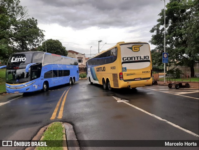 Empresa Gontijo de Transportes 14910 na cidade de Ribeirão Preto, São Paulo, Brasil, por Marcelo Horta. ID da foto: 9490630.