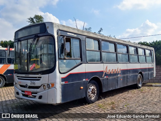 Viação Avante 7686 na cidade de Monte Mor, São Paulo, Brasil, por José Eduardo Garcia Pontual. Número da foto: #9492996.