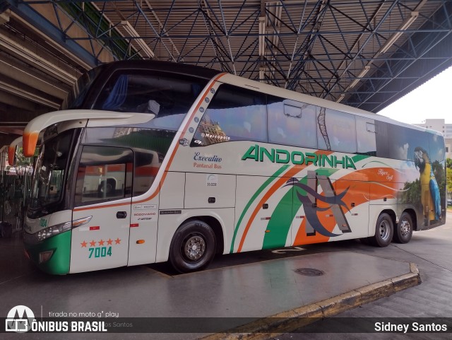 Empresa de Transportes Andorinha 7004 na cidade de São Paulo, São Paulo, Brasil, por Sidney Santos. ID da foto: 9495110.