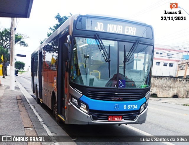 Transwolff Transportes e Turismo 6 6794 na cidade de São Paulo, São Paulo, Brasil, por Lucas Santos da Silva. ID da foto: 9496361.