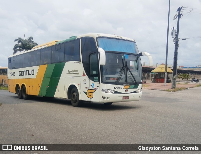 Empresa Gontijo de Transportes 17345 na cidade de Aracaju, Sergipe, Brasil, por Gladyston Santana Correia. ID da foto: 9494643.