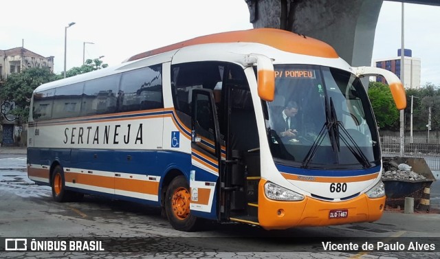 Viação Sertaneja 680 na cidade de Belo Horizonte, Minas Gerais, Brasil, por Vicente de Paulo Alves. ID da foto: 9494103.