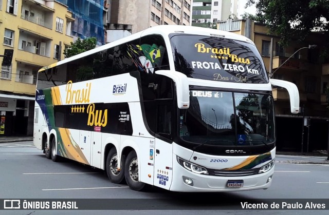 Brasil Bus 22000 na cidade de Belo Horizonte, Minas Gerais, Brasil, por Vicente de Paulo Alves. ID da foto: 9494156.