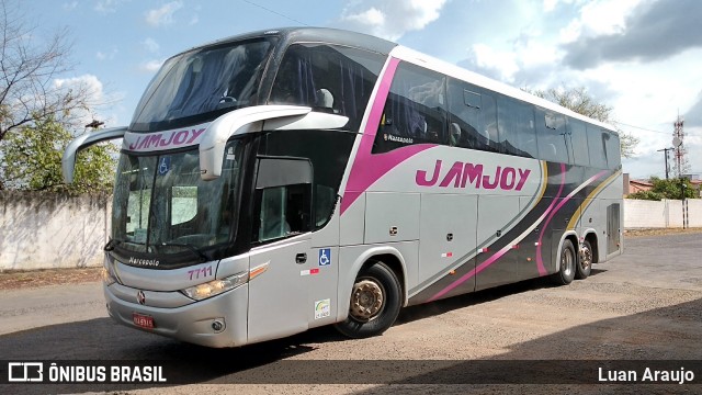 Viação Jam Joy 7711 na cidade de Teresina, Piauí, Brasil, por Luan Araujo. Número da foto: #9495554.