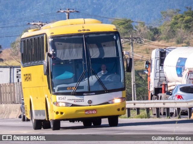 Viação Itapemirim 8547 na cidade de Tanguá, Rio de Janeiro, Brasil, por Guilherme Gomes. ID da foto: 9493099.