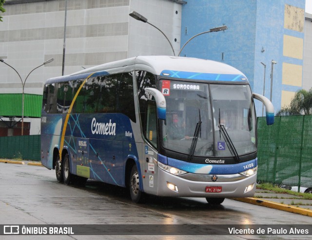 Viação Cometa 14108 na cidade de São Paulo, São Paulo, Brasil, por Vicente de Paulo Alves. Número da foto: #9493522.