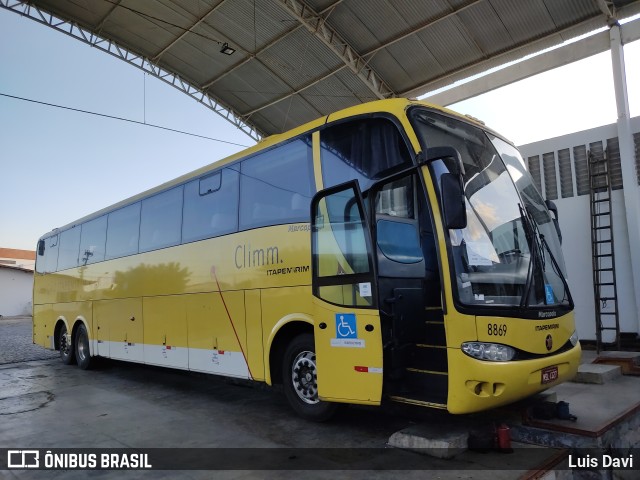 Viação Itapemirim 8869 na cidade de Sobral, Ceará, Brasil, por Luis Davi. ID da foto: 9494096.