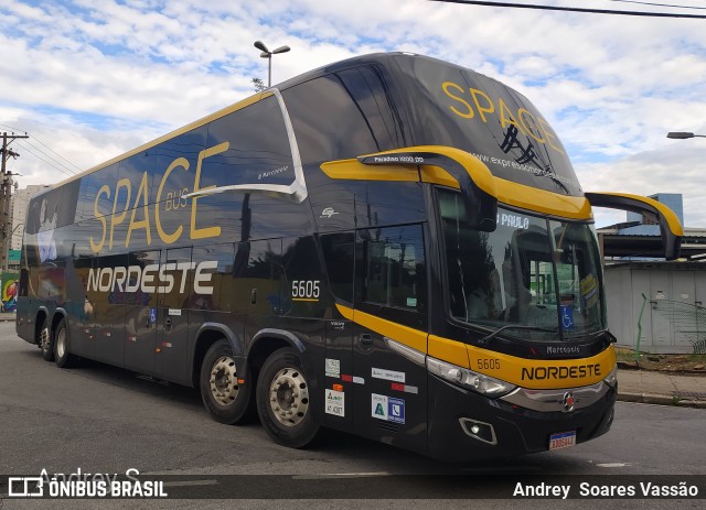 Expresso Nordeste 5605 na cidade de São Paulo, São Paulo, Brasil, por Andrey  Soares Vassão. Número da foto: #9494595.