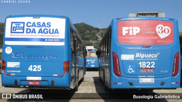 Biguaçu Transportes Coletivos Administração e Participação 425 na cidade de Florianópolis, Santa Catarina, Brasil, por Busologia Gabrielística. Número da foto: #9495010.