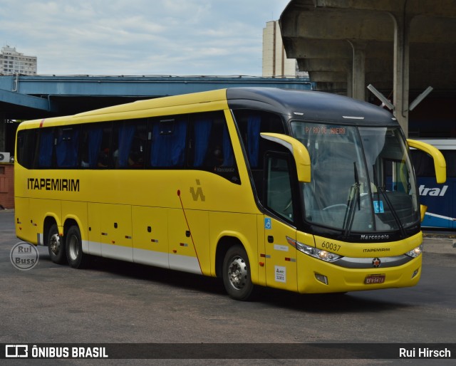 Viação Itapemirim 60037 na cidade de Porto Alegre, Rio Grande do Sul, Brasil, por Rui Hirsch. Número da foto: #9493275.