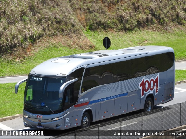 Auto Viação 1001 RJ 108.1106 na cidade de Lavrinhas, São Paulo, Brasil, por Jhonatan Diego da Silva Trevisan. Número da foto: #9495890.
