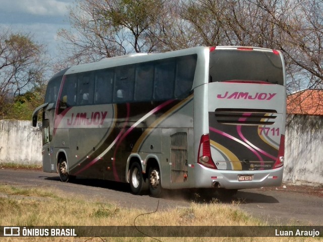 Viação Jam Joy 7711 na cidade de Teresina, Piauí, Brasil, por Luan Araujo. Número da foto: #9495576.