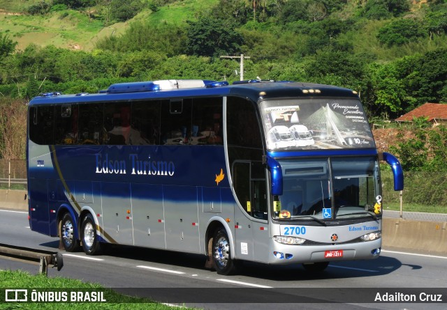 Edson Turismo 2700 na cidade de Aparecida, São Paulo, Brasil, por Adailton Cruz. Número da foto: #9494738.