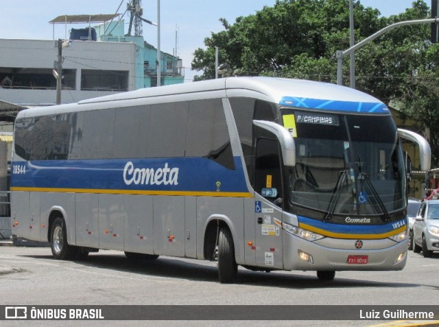 Viação Cometa 18544 na cidade de Rio de Janeiro, Rio de Janeiro, Brasil, por Luiz Guilherme. ID da foto: 9496036.