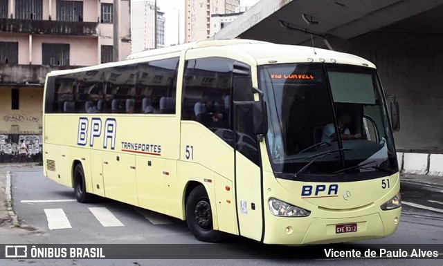 BPA Transportes 51 na cidade de Belo Horizonte, Minas Gerais, Brasil, por Vicente de Paulo Alves. ID da foto: 9494145.