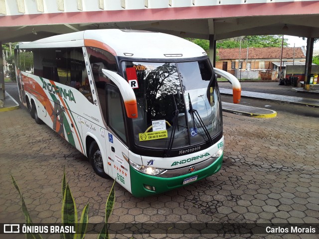 Empresa de Transportes Andorinha 6166 na cidade de Presidente Venceslau, São Paulo, Brasil, por Carlos Morais. Número da foto: #9496533.