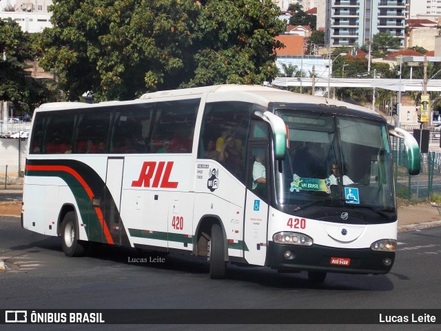 RIL - Rodoviário Ibitinguense Ltda. 420 na cidade de Ribeirão Preto, São Paulo, Brasil, por Lucas Leite. ID da foto: 9498122.