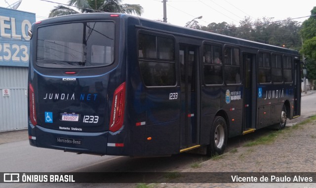 Jundiá Transportadora Turistica 1233 na cidade de Mairinque, São Paulo, Brasil, por Vicente de Paulo Alves. ID da foto: 9496859.