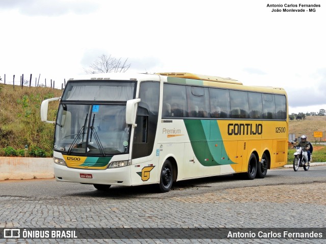 Empresa Gontijo de Transportes 12500 na cidade de João Monlevade, Minas Gerais, Brasil, por Antonio Carlos Fernandes. Número da foto: #9497183.