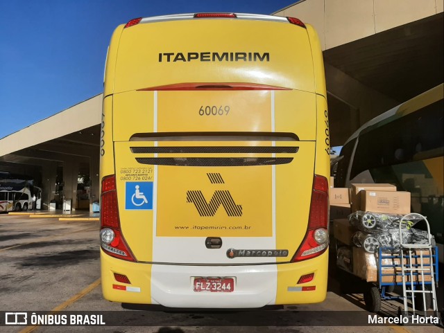 Viação Itapemirim 60069 na cidade de Ribeirão Preto, São Paulo, Brasil, por Marcelo Horta. Número da foto: #9498474.