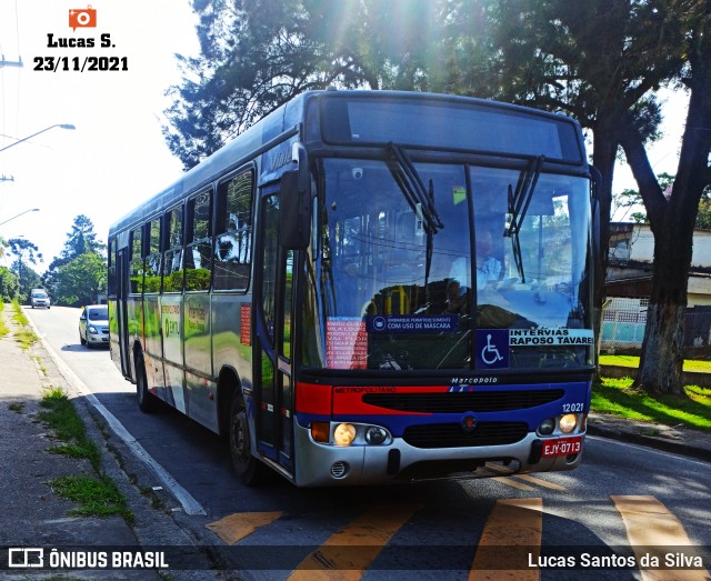 Auto Viação Bragança Metropolitana > Viação Raposo Tavares 12.021 na cidade de Embu-Guaçu, São Paulo, Brasil, por Lucas Santos da Silva. ID da foto: 9498448.