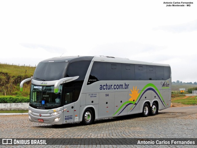 Actur Viagens 5046 na cidade de João Monlevade, Minas Gerais, Brasil, por Antonio Carlos Fernandes. Número da foto: #9497258.