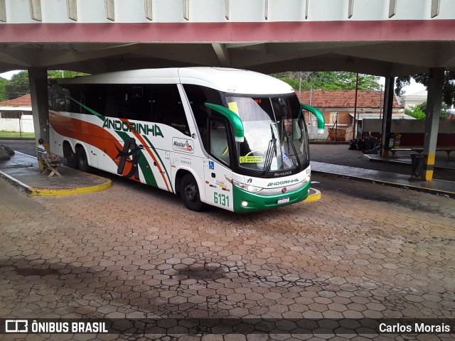 Empresa de Transportes Andorinha 6131 na cidade de Presidente Venceslau, São Paulo, Brasil, por Carlos Morais. ID da foto: 9496549.