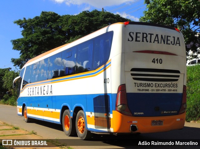 Viação Sertaneja 410 na cidade de Paracatu, Minas Gerais, Brasil, por Adão Raimundo Marcelino. ID da foto: 9499427.