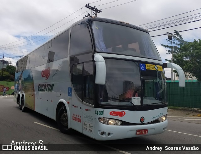 Eucatur - Empresa União Cascavel de Transportes e Turismo 4432 na cidade de São Paulo, São Paulo, Brasil, por Andrey  Soares Vassão. Número da foto: #9498319.
