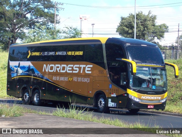 Expresso Nordeste 5505 na cidade de Campinas, São Paulo, Brasil, por Lucas Leite. ID da foto: 9497811.