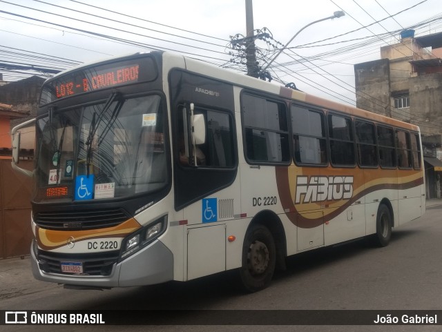Transportes Fabio's DC 2.220 na cidade de Duque de Caxias, Rio de Janeiro, Brasil, por João Gabriel. Número da foto: #9497648.