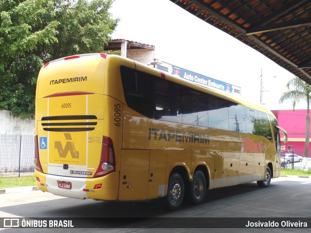Viação Itapemirim 60095 na cidade de Embu das Artes, São Paulo, Brasil, por Josivaldo Oliveira. Número da foto: #9501174.
