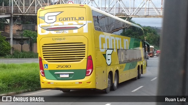 Empresa Gontijo de Transportes 25010 na cidade de Santa Luzia, Minas Gerais, Brasil, por Ruan Luiz. Número da foto: #9501549.