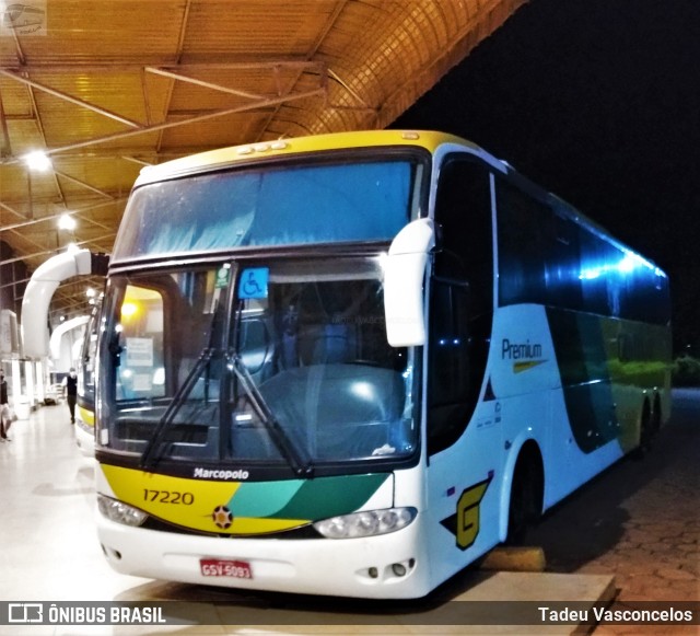 Empresa Gontijo de Transportes 17220 na cidade de Luz, Minas Gerais, Brasil, por Tadeu Vasconcelos. ID da foto: 9500284.