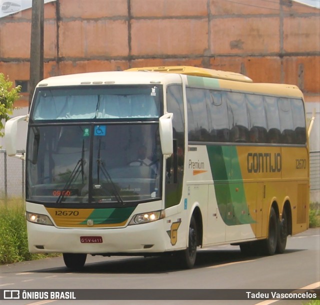 Empresa Gontijo de Transportes 12670 na cidade de Uberlândia, Minas Gerais, Brasil, por Tadeu Vasconcelos. ID da foto: 9500256.