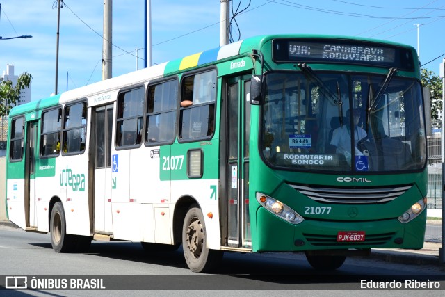 OT Trans - Ótima Salvador Transportes 21077 na cidade de Salvador, Bahia, Brasil, por Eduardo Ribeiro. ID da foto: 9502323.