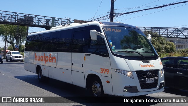 Buses Hualpén 399 na cidade de Maipú, Santiago, Metropolitana de Santiago, Chile, por Benjamín Tomás Lazo Acuña. Número da foto: #9504020.