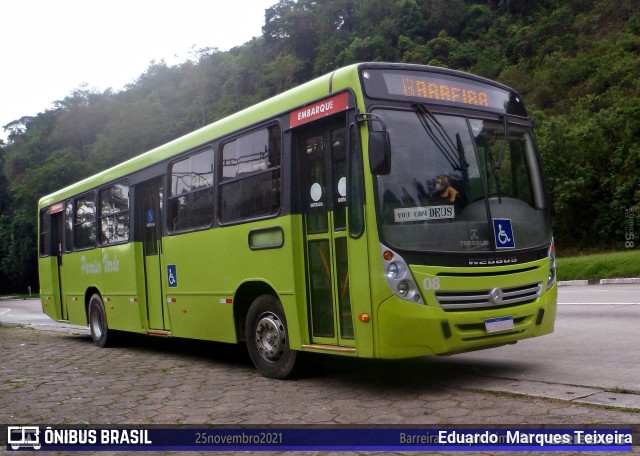 Viação Paraíso Verde 08 na cidade de Guapimirim, Rio de Janeiro, Brasil, por Eduardo  Marques Teixeira. Número da foto: #9503631.