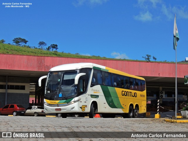 Empresa Gontijo de Transportes 19090 na cidade de João Monlevade, Minas Gerais, Brasil, por Antonio Carlos Fernandes. ID da foto: 9503353.