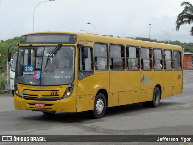 AVP - Auto Viação Paraíso 5216 na cidade de Aracaju, Sergipe, Brasil, por Jefferson  Ygor. Número da foto: #9504098.