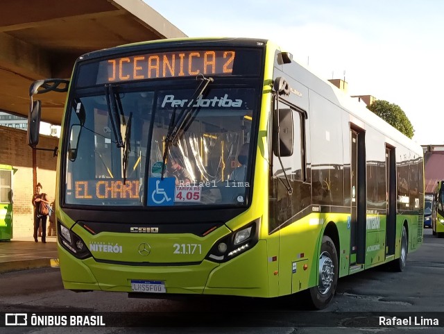 Viação Pendotiba 2.1.171 na cidade de Niterói, Rio de Janeiro, Brasil, por Rafael Lima. Número da foto: #9504696.