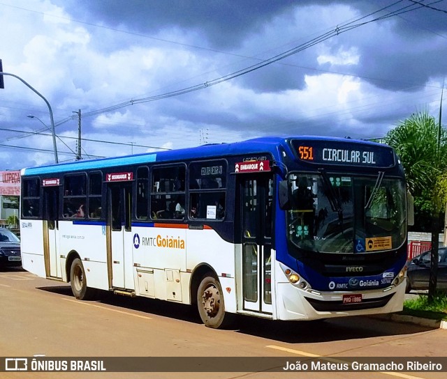 Rápido Araguaia 50744 na cidade de Aparecida de Goiânia, Goiás, Brasil, por João Mateus Gramacho Ribeiro. ID da foto: 9502692.