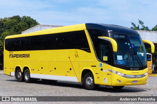 Viação Itapemirim 61001 na cidade de Campos dos Goytacazes, Rio de Janeiro, Brasil, por Anderson Pessanha. ID da foto: 9504694.