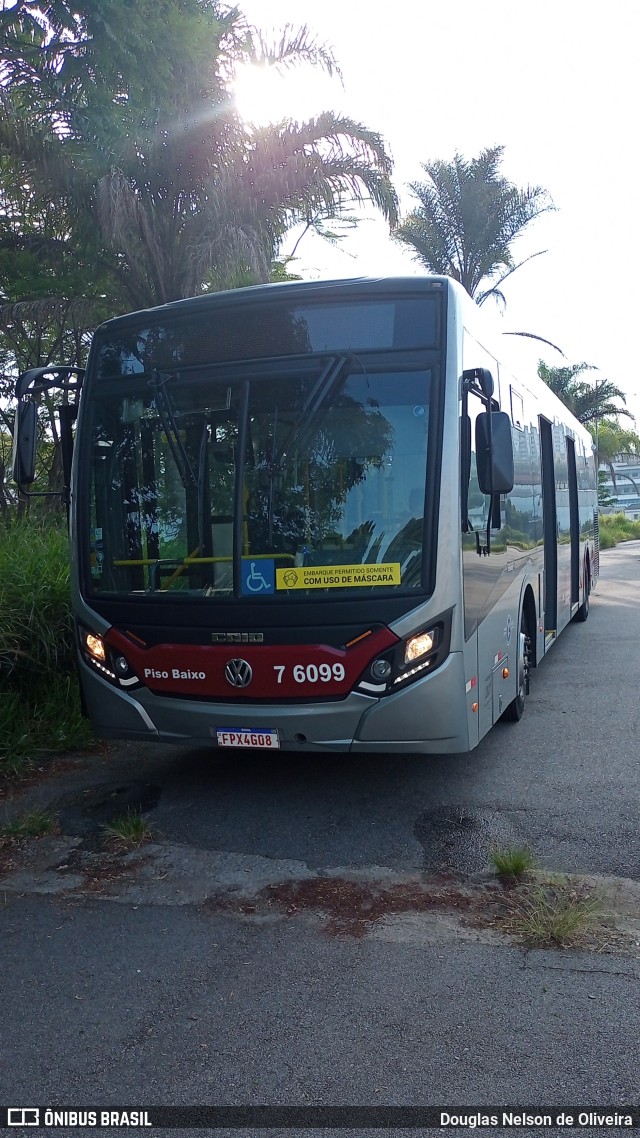 Viação Gatusa Transportes Urbanos 7 6099 na cidade de São Paulo, São Paulo, Brasil, por Douglas Nelson de Oliveira. Número da foto: #9503215.