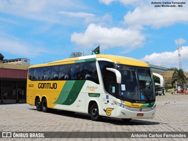 Empresa Gontijo de Transportes 19220 na cidade de João Monlevade, Minas Gerais, Brasil, por Antonio Carlos Fernandes. ID da foto: 9503363.